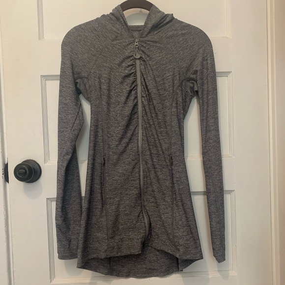 Athleta Vitamin Sea Heather Gray Jacket - Picture 16 of 16